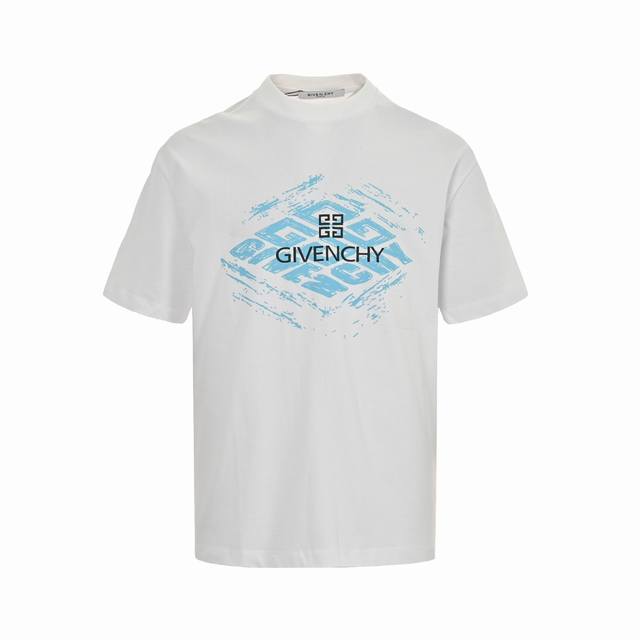 Givenchy 24Ss Sketch Graffiti Logo Short-Sleeve Standard Digital Direct-To-Fabri