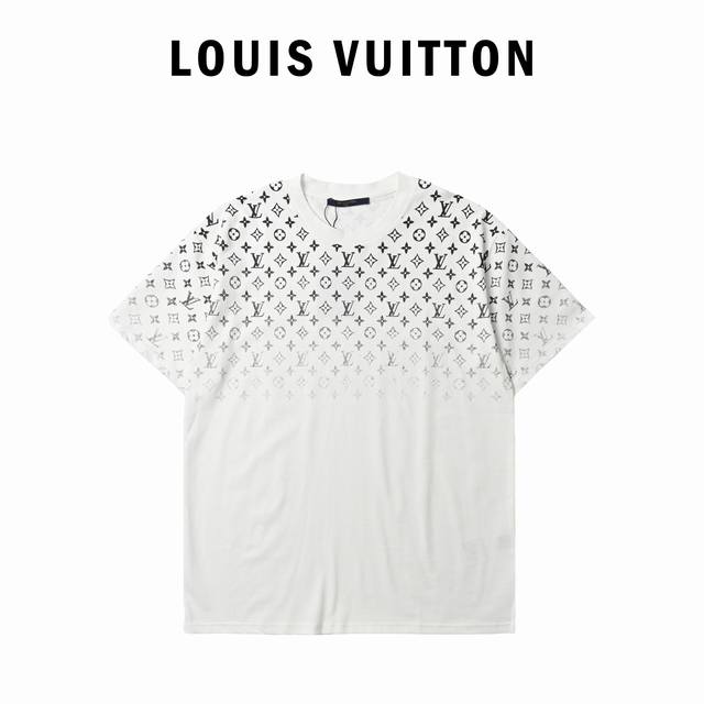 Louis Vuitton Full-Print Gradient Short-Sleeve T-Shirt Originally Purchased For