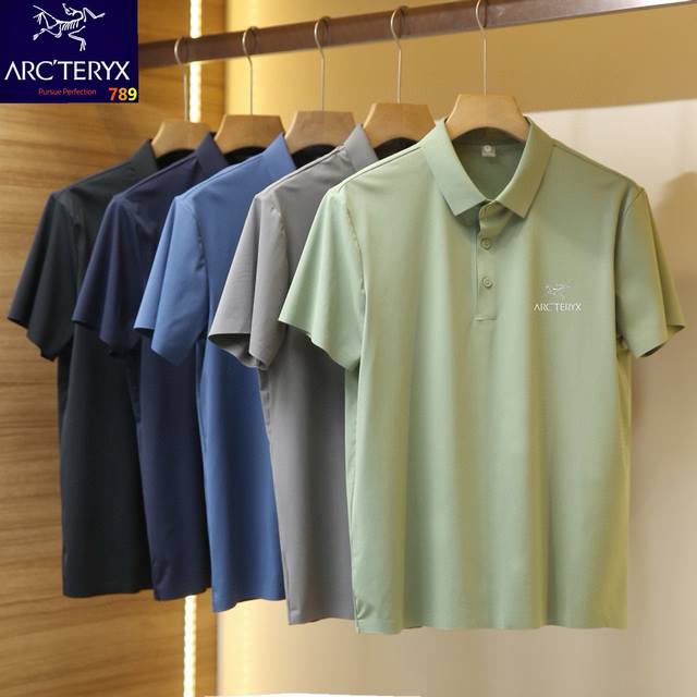 Arc'teryx Ice Silk Quick-Dry Polo Shirt Made From A Blend Of 76% Nylon And 24% S
