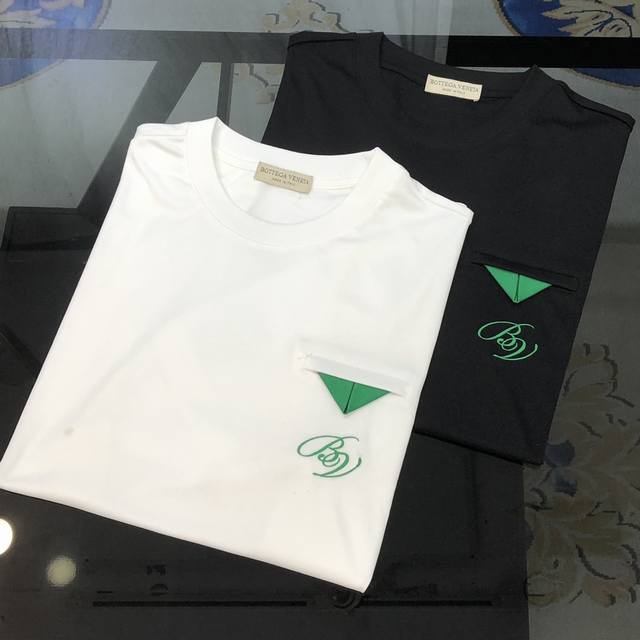Bv Bao Die Jia 2025 Spring/Summer New Arrival Men's Round Neck Short-Sleeve T-Sh
