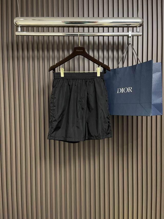 Prada 2025 Ss Summer New Men's Casual Shorts, Made From High-Quality Custom Fabr