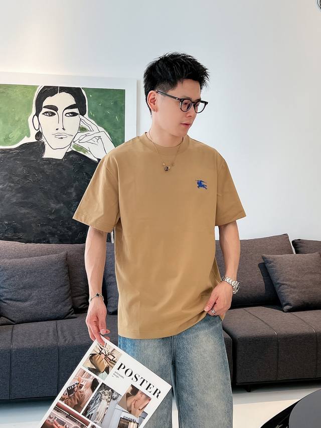 Burberry 2530Ss Spring/Summer New Arrival Short-Sleeve T-Shirt, Soft To The Touc