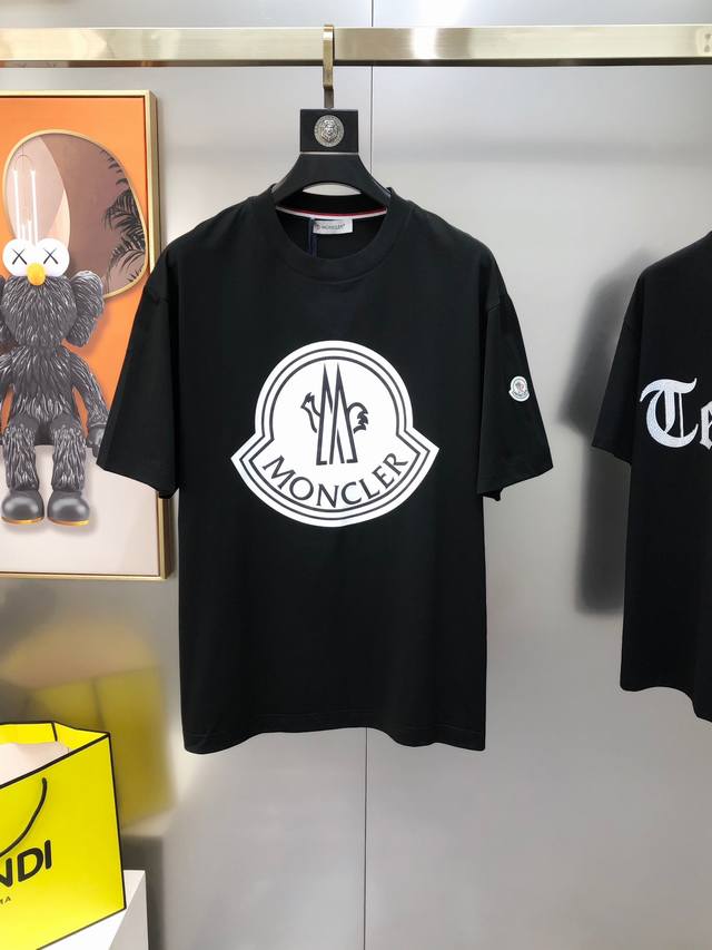 M*Ncler 2025 Spring/Summer New Arrival Men's Round Neck Short-Sleeve T-Shirt, Av