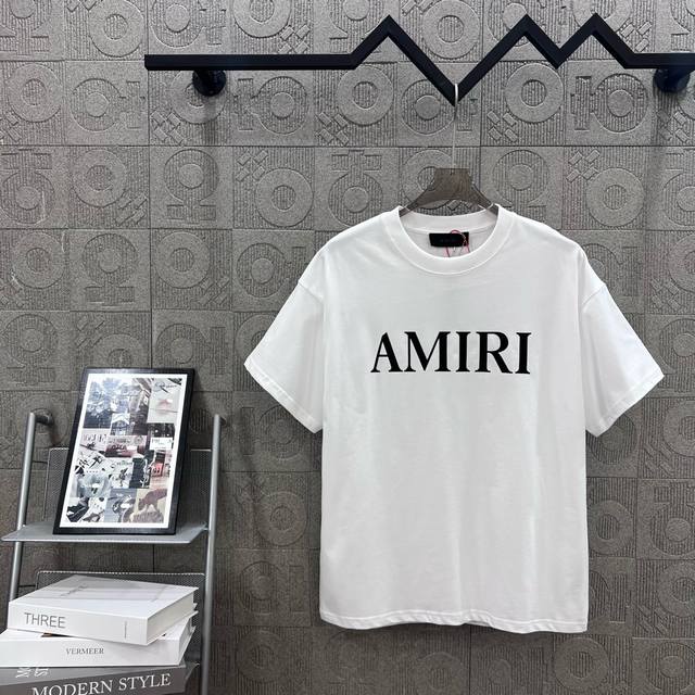 D Amiri Amiri Screen-Printed Letter Logo Print Logo Emblem Elegantly Upgraded,In