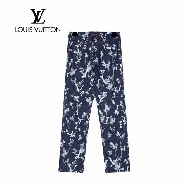Louis Vuitton 24Fw Heavy-Duty Denim Pants Yuan High-End Quality Style Number:V05