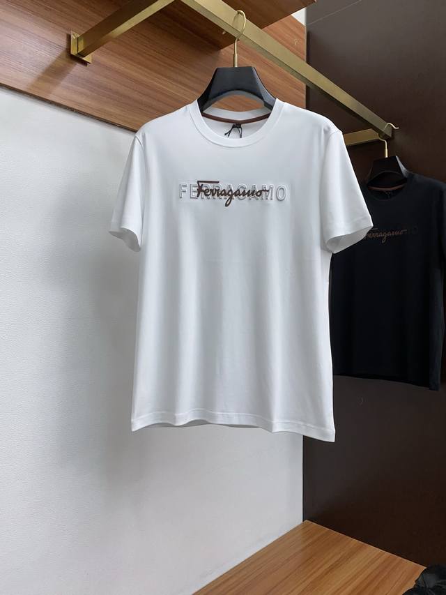 Ferragamo 2025 Spring/Summer New Arrival Exclusive Store Latest Short-Sleeve Rou