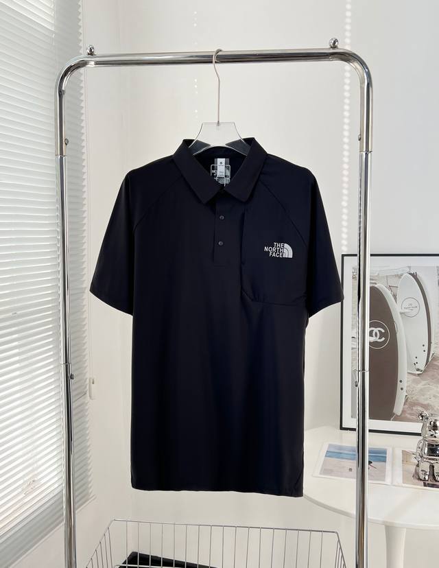 607# The North Face North Face Patchwork Polo Shirt Skin-Friendly And Comfortabl