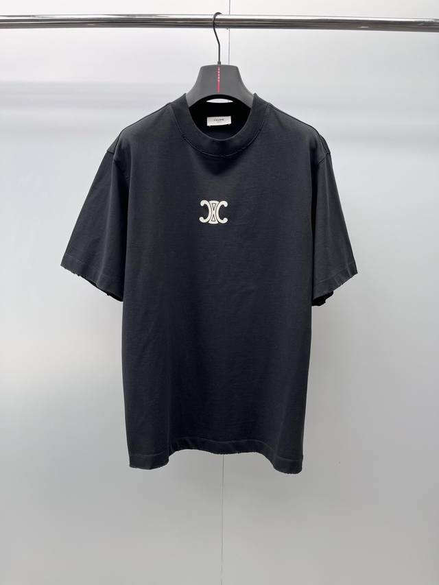 Celine New Cool-Feel Short-Sleeve T-Shirt, Custom-Made Premium Cotton Fabric, Ul