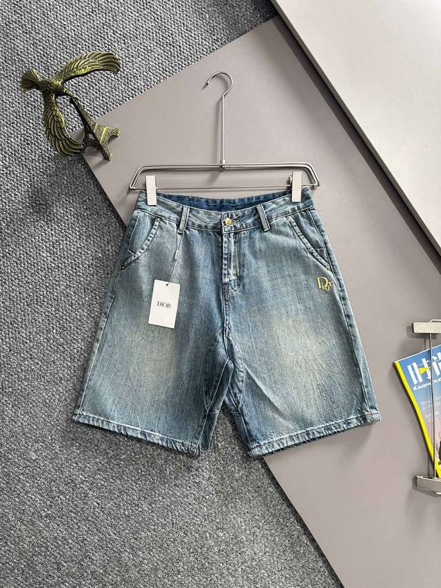 Dior 2025 Summer New Arrival Denim Pants And Shorts,Made From Imported Japanese