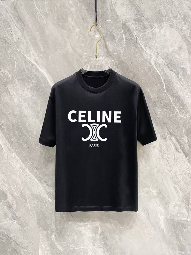 Celine 2025 Spring/Summer New Arrival Exclusive Store Latest Short-Sleeve Round-