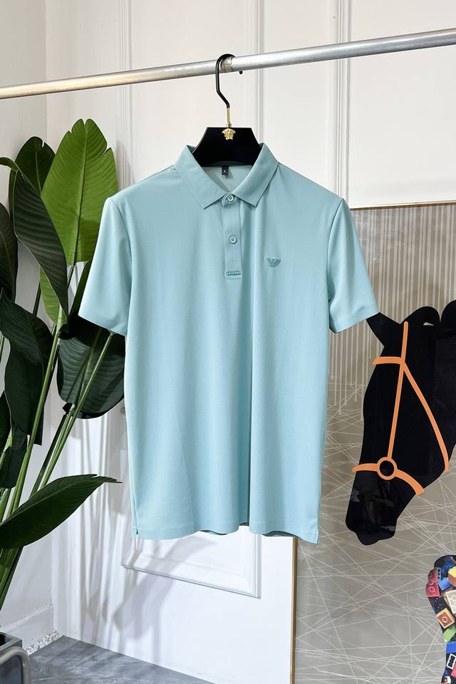 Armani 2025Ss Snake Year Spring/Summer New Polo Neck Short-Sleeve Series. Made F