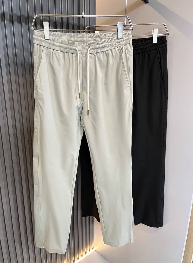 Louls**Vultt*N Louis*Deng 2025 Spring/Summer New Arrival Elastic Waist Casual Pa