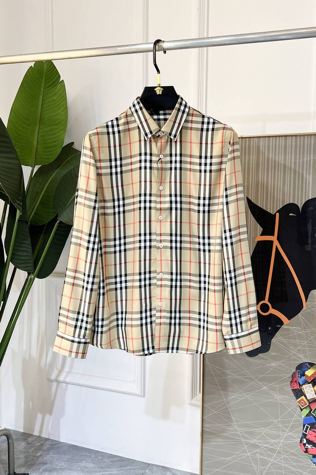 Burberry Ss Fashionable Best-Selling Premium Long-Sleeved Shirt, Trade Company C