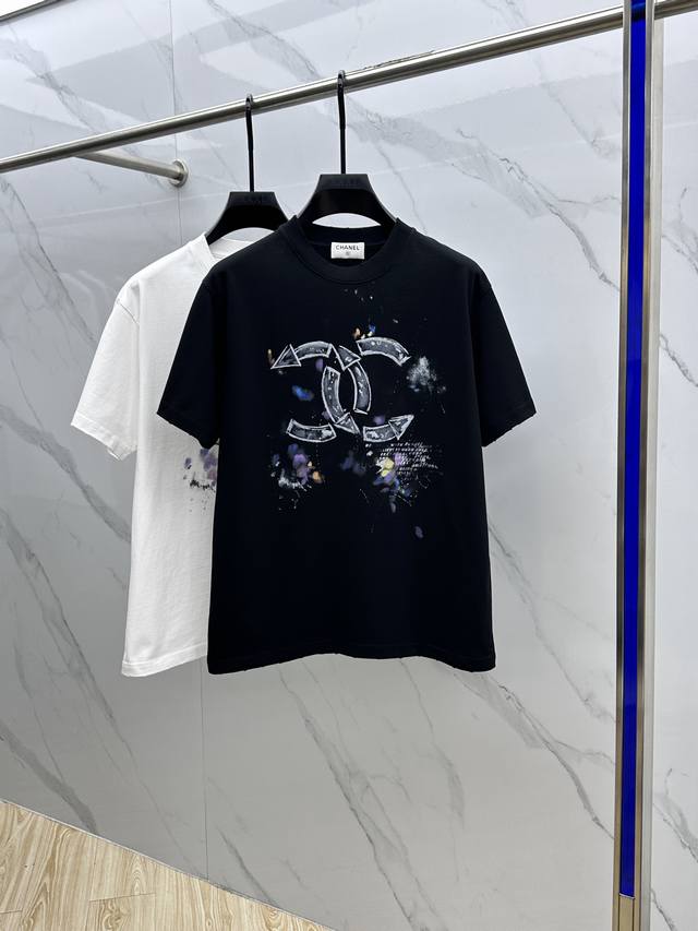 Chanel Chanel 2025Fw Spring/Summer New Arrival Round Neck Base Layer T-Shirt, 3D