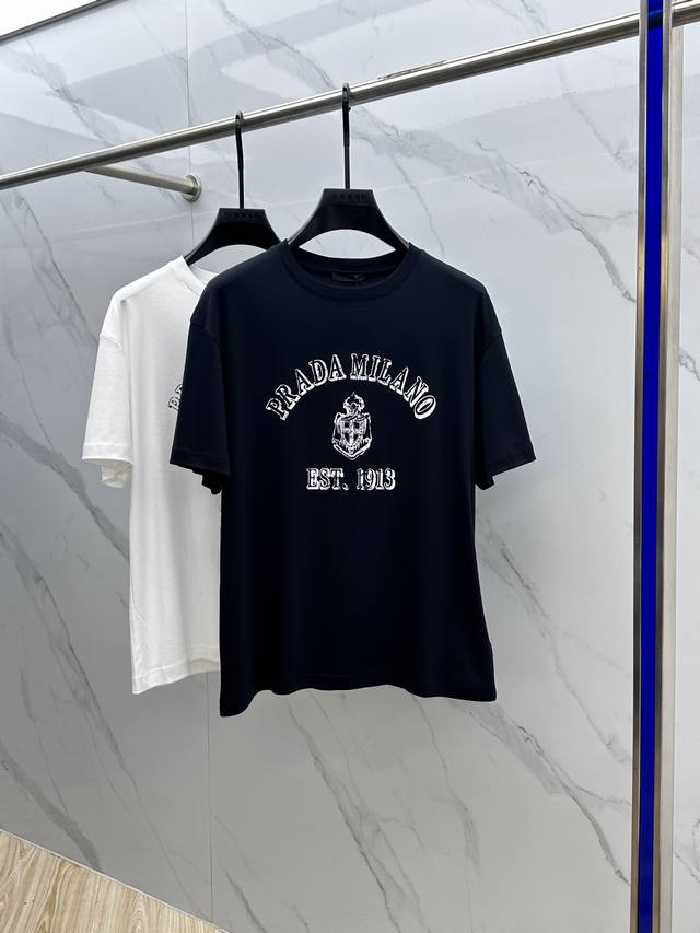 Prada 2025 Spring/Summer New Arrival Exclusive Store Latest Short-Sleeve Round-N