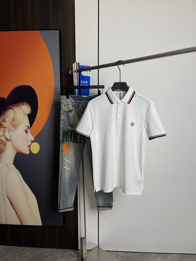 Mengkou 2025 Summer New Arrival Collared Short-Sleeve T-Shirt, Three Labels Incl