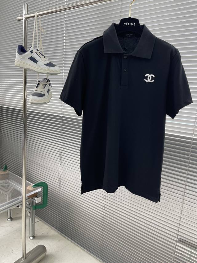 Chane Classic Chest Embroidered Polo Shirt Made From High-Quality Red Cotton Fab