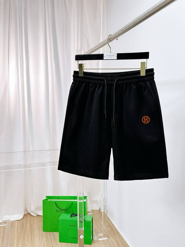 Herm S Men's And Women's Fleece-Lined 5-Inch Shorts, 320Gsm, Material: 85% Cotto