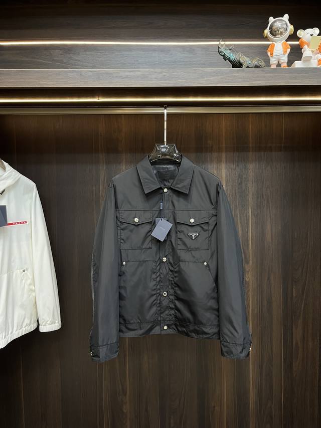 Prada 2025 Ss Early Spring New Arrival: A Stylish Collared Jacket, Perfect For S