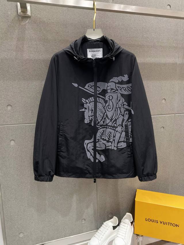 Burberry Official Website Matching Style! 2025 Spring New Men's Jacket Coat, Aut