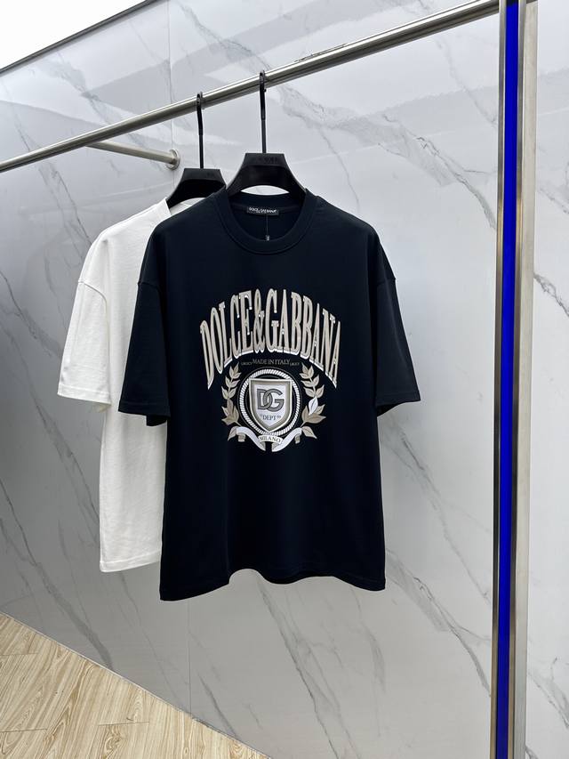 Dg Dolce & Gabbana 2025 Fall/Winter New Arrival Round Neck Base Layer T-Shirt, 3