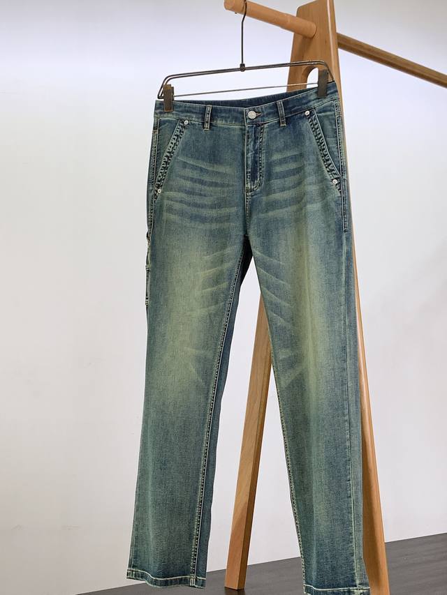 Dior Homme 2025Ss Spring/Summer New Arrival Casual Workwear Denim Pants Seamless