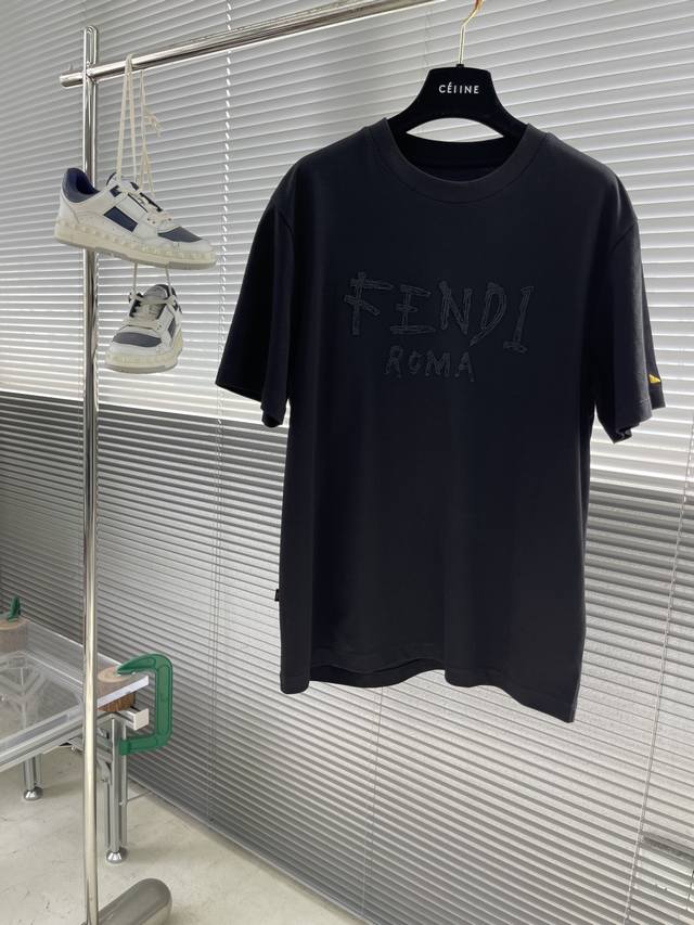 Fend 2025 Spring/Summer Ff Short-Sleeve Series Sizes: M-5Xl Silhouette:Slightly