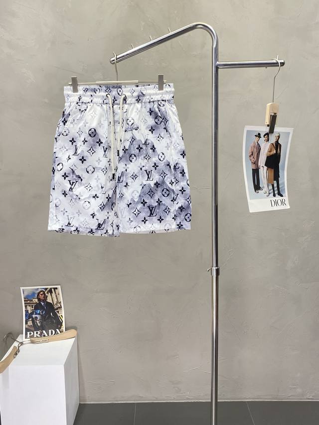 Louis Vuitton Exclusive New Casual Shorts High-End Version! Custom-Made Fabric F