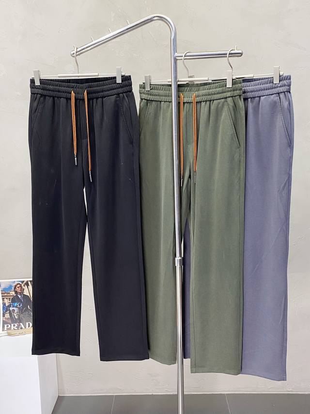Zegna Exclusive New Arrival Casual Pants High-End Version! Custom-Made Fabric Fr
