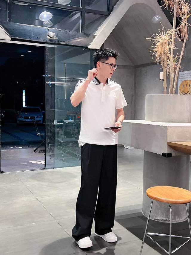 Dir* Slim-Fit Design, Sizes M-Xxxl. Premium Black And White Two-Tone Side Stripe