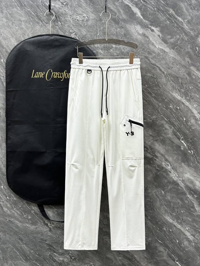Y-3# 2025 Copper-Ammonia Silk Modal Air-Layered Spring/Summer Casual Pants A Fre