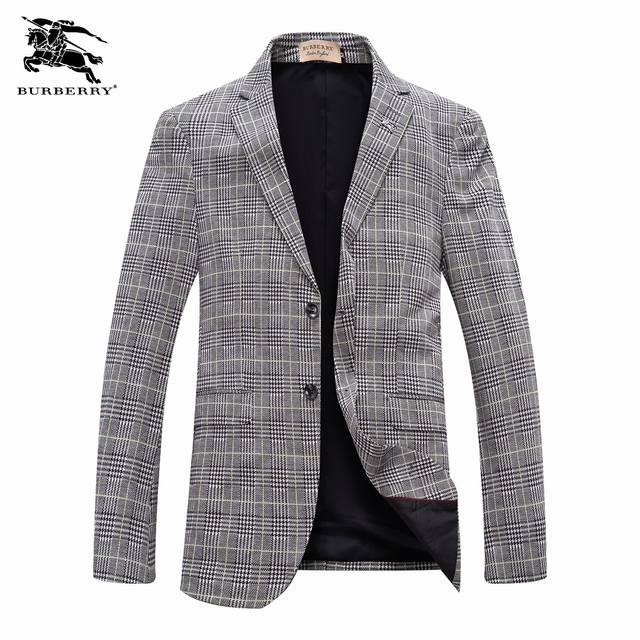 High-End Burberry 2025Ss European Flagship Series. Men's Tailored Suit Made From