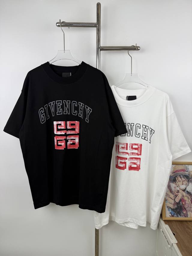 Style Number X31 Givenchy Pattern Printed Round Neck Short-Sleeve T-Shirt Custom
