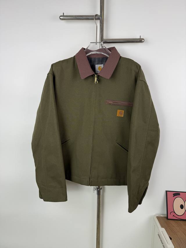 New Carhartt J97 Vintage Washed And Distressed Heavy-Duty Detroit Jacket Vintage