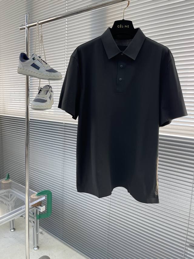 Jf58017 Zegna Polo Series Season: 2025 Spring/Summer Colors: Black, White, Light