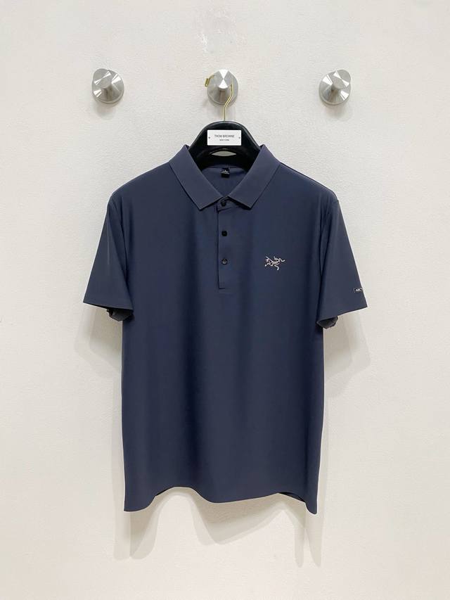 New Arrival! Arc'teryx 2025Ss Summer New Arrival Letter Logo Men's Collared Polo