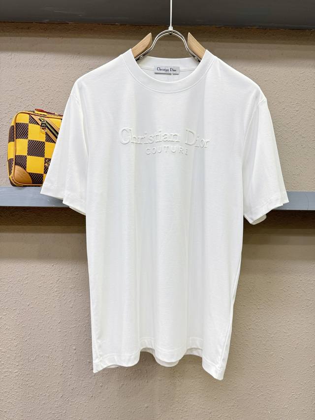 Dior Top-Quality 2025 New Short-Sleeve Shirt! Made From Selected Silk-Cotton Fab