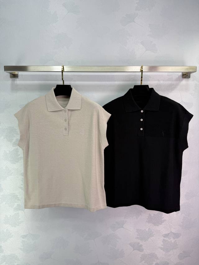 Ysl* Beaded Fabric Shirt, Officially Developed And Synchronized With The Origina