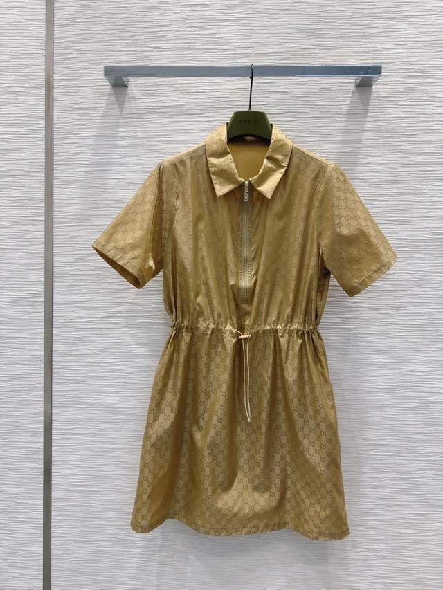 Gucc* 2025Ss New Arrival Dress Ultra-Lightweight Fabric With A Unique Textured M