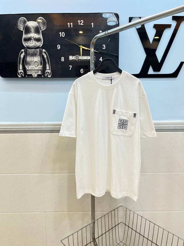Style Number 143 Givenchy 2025 Ss New Pocket Embroidered Couple Casual Short-Sle