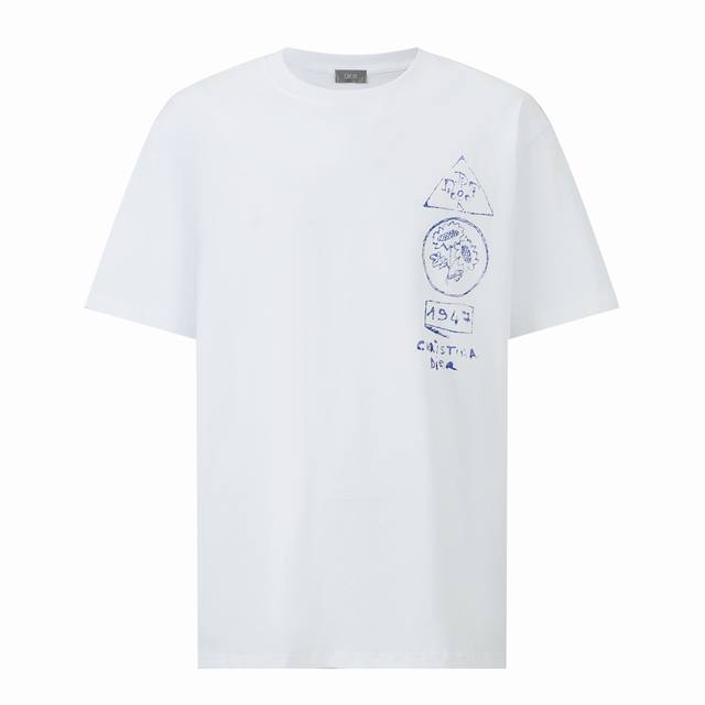Dior Plant-Inspired Direct-To-Fabric Print Short-Sleeve Fabric: Made From 32-Cou
