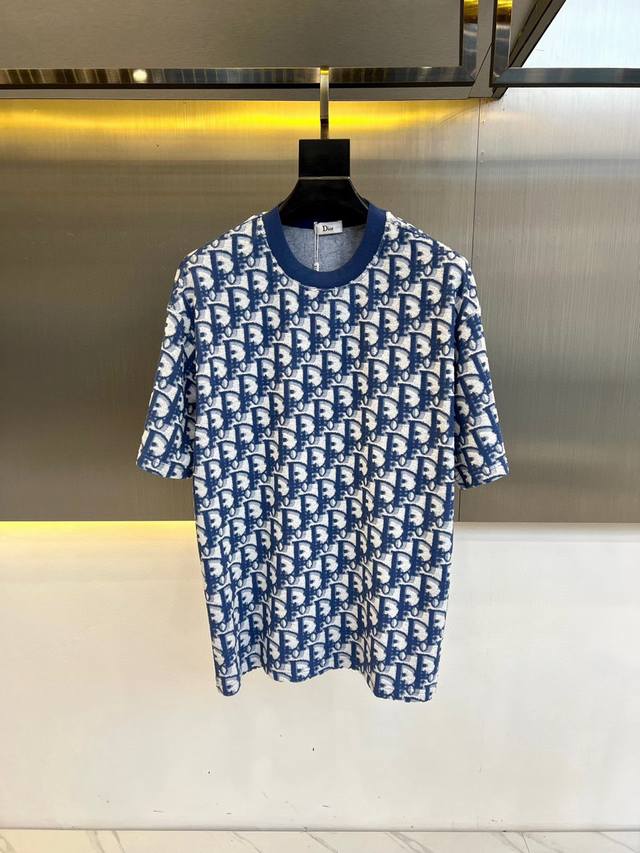 Dio Dior, 2025Fw Cd Letter Vintage Logo All-Over Print Short-Sleeve Men's Jacqua