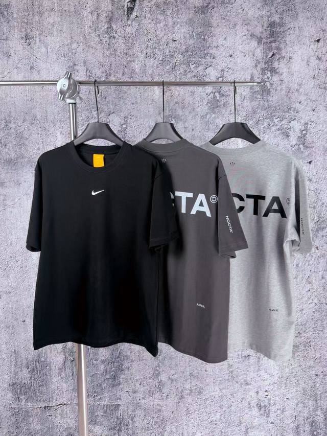 1076 Actual Photos Nike X Nocta Collaboration Ss24 100% Cotton Letter Print Shor