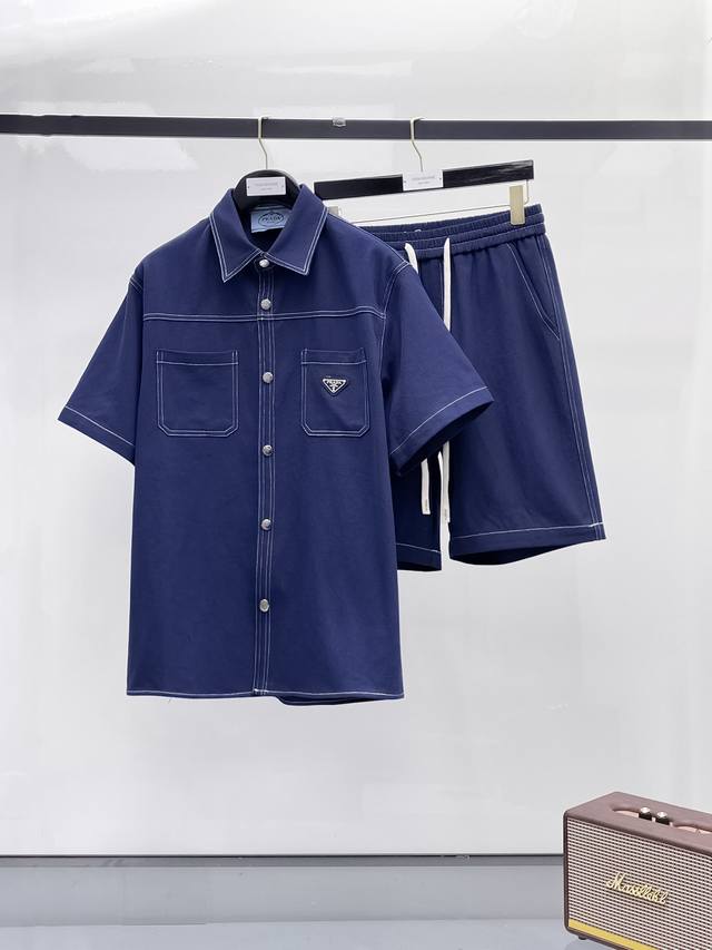 Prada Short-Sleeve Shirt And Shorts Set - Official Website Bestseller, Channel G