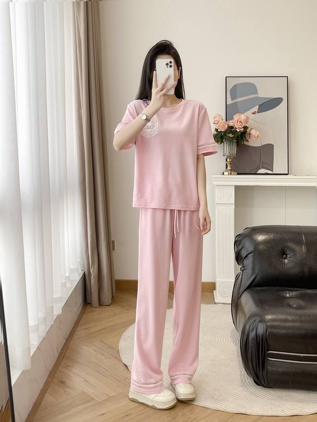Set 2670 New Celine Two-Piece Set, Made From Soft And Comfortable Acetate Cotton