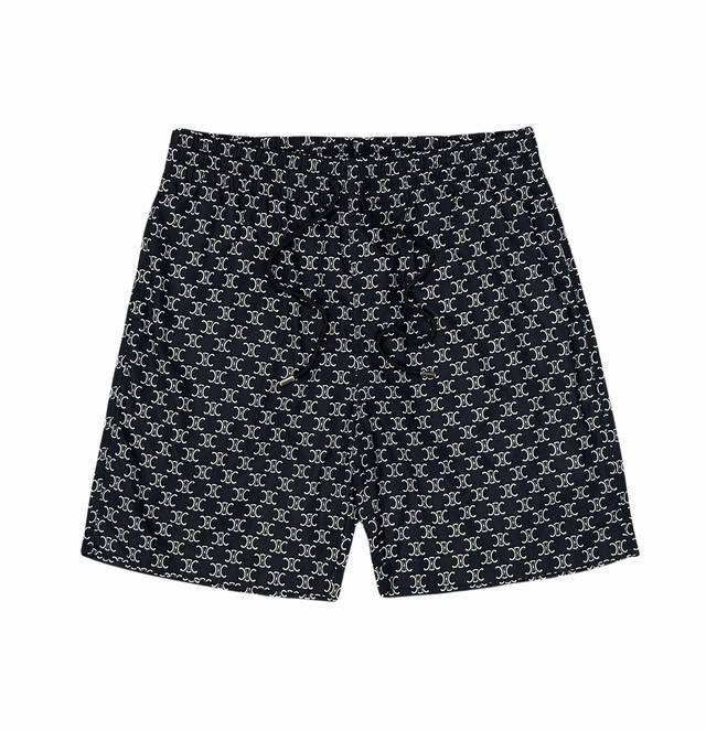 Celine 2025 Summer New Fashion Beach Shorts, 5-Inch Shorts! Official Website, Or
