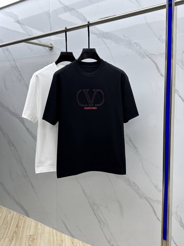 Vltn Valentino 2025 Fw Spring/Summer New Arrival Round Neck Outerwear T-Shirt, 3
