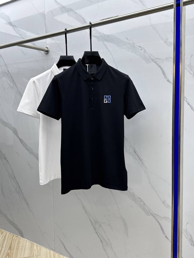 Gvc*Givenchy 2025 Spring/Summer New Men's Collared Polo Shirt Short-Sleeve T-Shi
