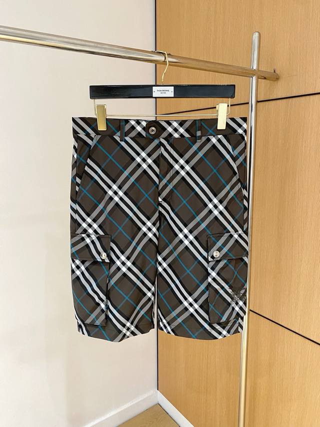 Burberry 2025 Spring/Summer New Specific Fabric Logo Casual Pants Color: Black S