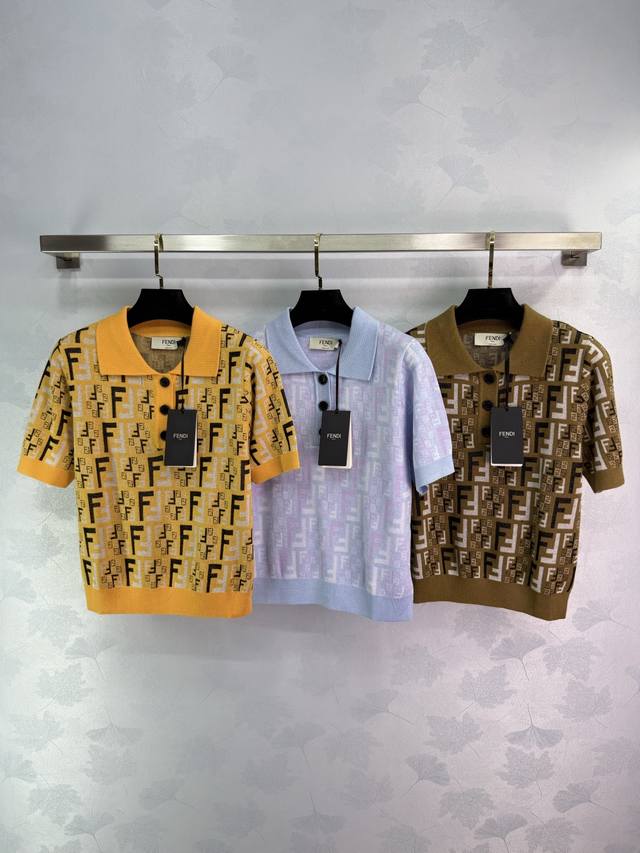 Fe*25 Summer New Arrival Latest Series Knit Collar Blouse, Featuring Classic Vin
